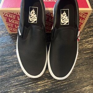 Vans Men's Black Slip-On Shoes